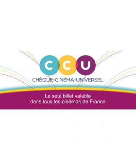 E-Billet CHEQUE CINEMA UNIVERSEL 1 séance standard normale jusqu'au 30/09/2025