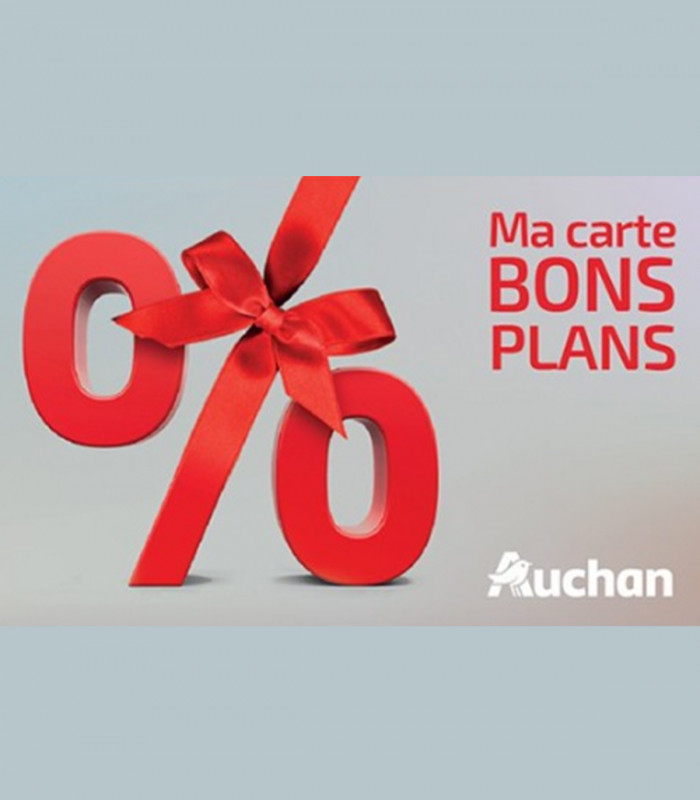 ECarte Cadeau Auchan 50€ Valable jusqu'au 23/05/2025