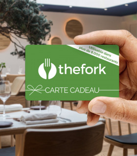 E-carte Cadeau TheFork 100€ Valable jusqu'au 27/01/2026