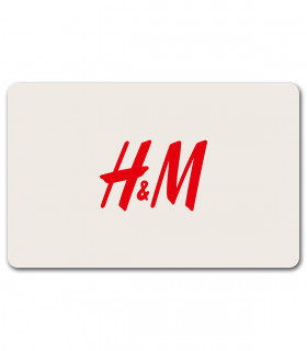 E-carte Cadeau H&M 100€ Valable jusqu'au 27/07/2029