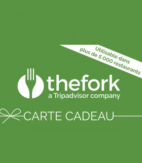 E-carte Cadeau TheFork 50€ Valable jusqu'au 27/01/2026