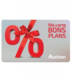 E-Carte Cadeau Auchan Validité: 1 an