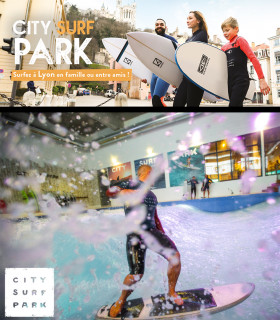 E-Bon d'achat Adulte 18 ans 1 Session Expérience CITY SURF PARK LYON