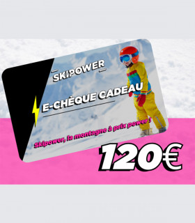 E-chèque Skipower Valeur 120€ Valable jusqu’au 31/05/2026